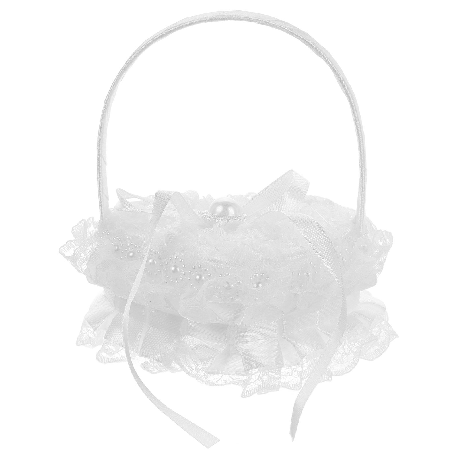 Ring Bearer Pillow - 指輪を置くための枕、ハート型のウェディングリングクッション。婚約、ハロウィン、クリスマスパーティーの装飾に。
