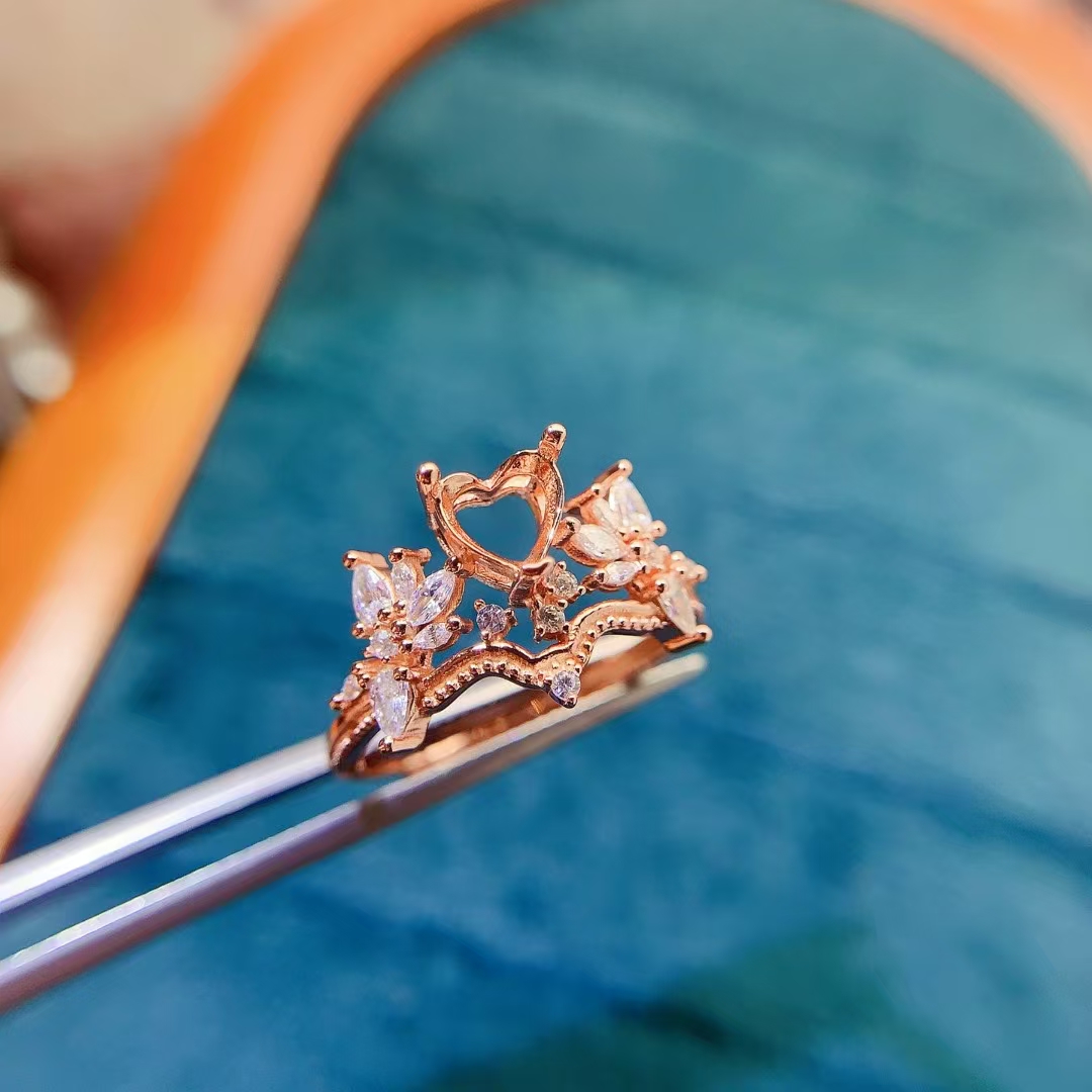 まばゆいばかりのシルバーリングセッティング 6 ミリメートル - Supplier Wedding のレビューと価格