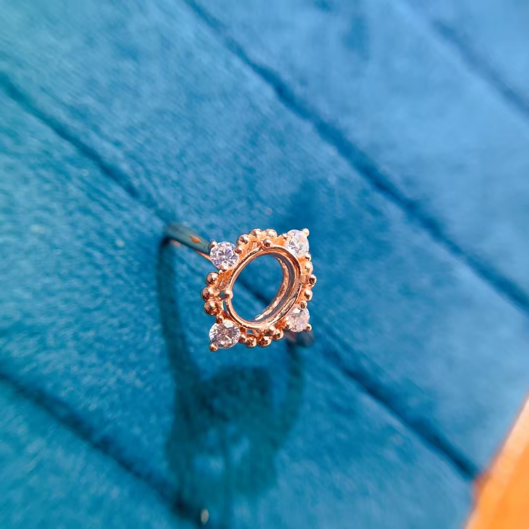18K ゴールドメッキ婚約指輪セッティング 6 ミリメートル - Supplier Wedding のレビューと価格