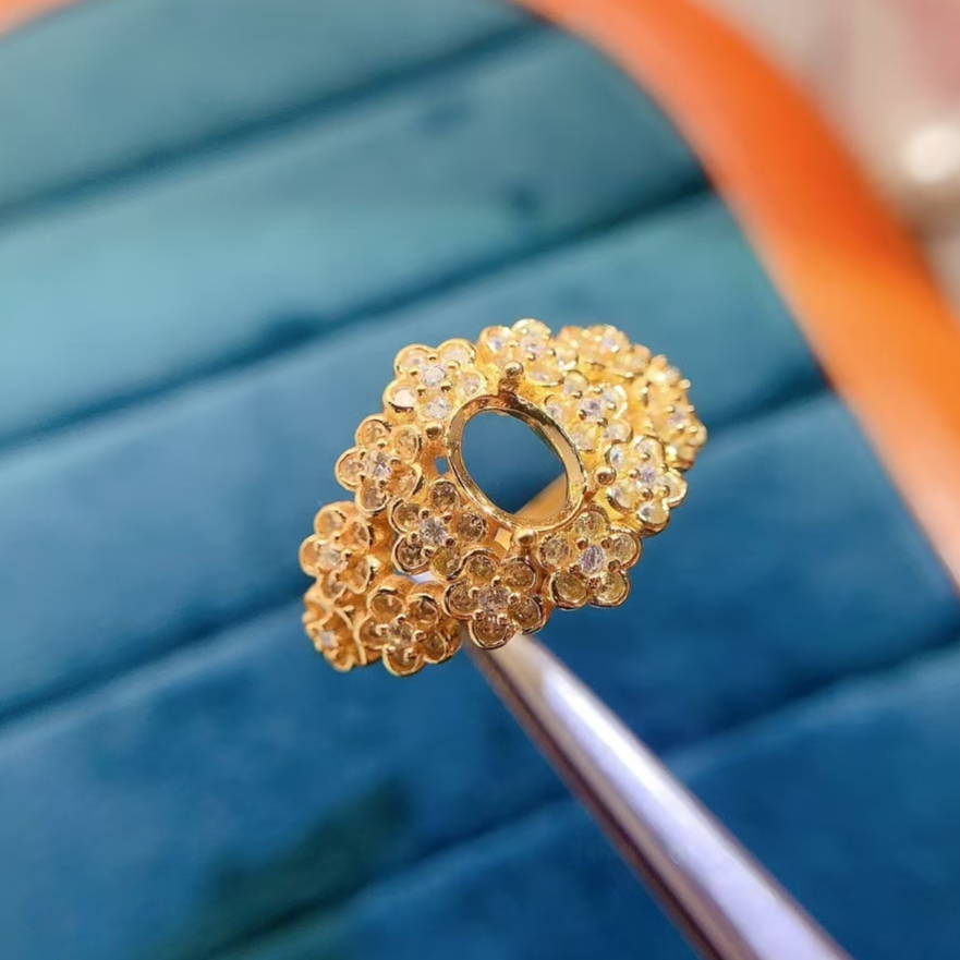 高級 925 シルバーリング設定ジュエリー作成用 5 ミリメ - Supplier Wedding のレビューと価格