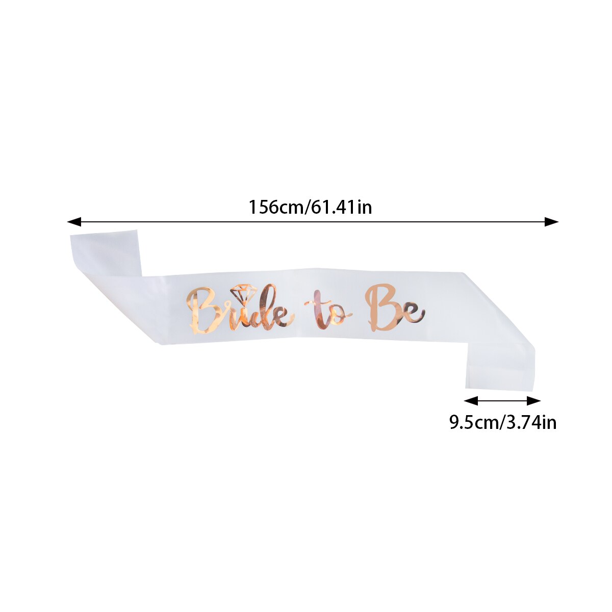シャンパン/ローズゴールドの花嫁にチーム花嫁サテンサッシュ独 - Bride Tribe Sash のレビューと価格