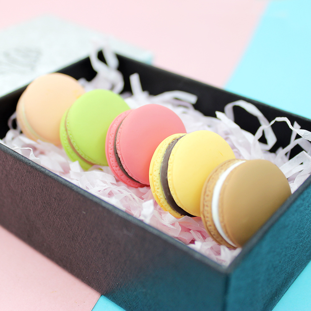 6 個シミュレーションマカロンモデル偽ケーキクリームスナック - Wedding Cake Supply のレビューと価格