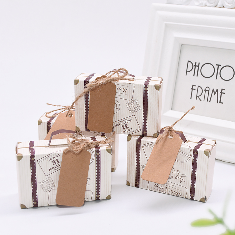 Diyキャンディーボックス紙結婚式の好意旅行紙のギフト包装箱 - Supplier Wedding のレビューと価格