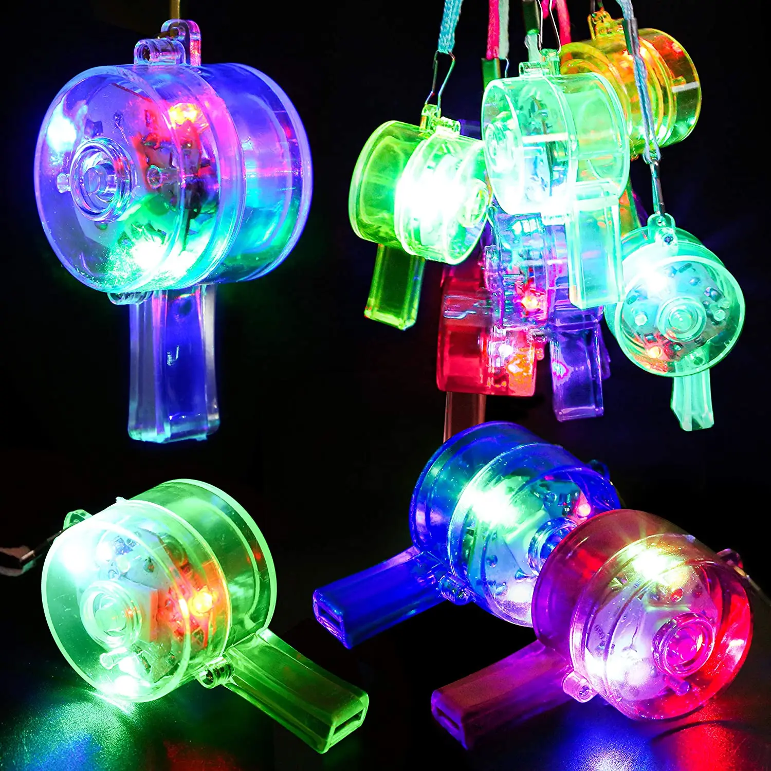LEDライトアップホイッスル、光るホイッスル、大量販売、パー - Wedding Supply In Bulk のレビューと価格