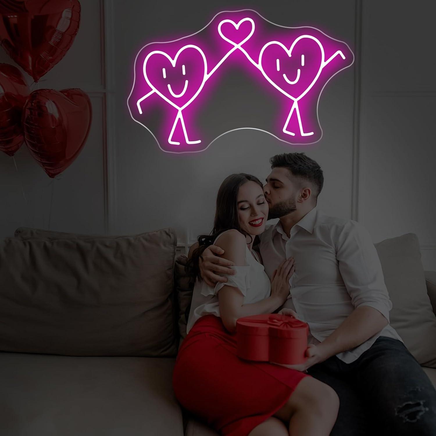 ラブネオンサイン USB調光可能LEDネオンライト 結婚式  - Wedding Led のレビューと価格
